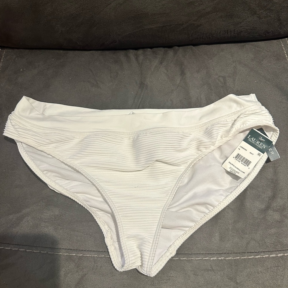 Lauren Ralph Lauren Ivory Bikini Bottom